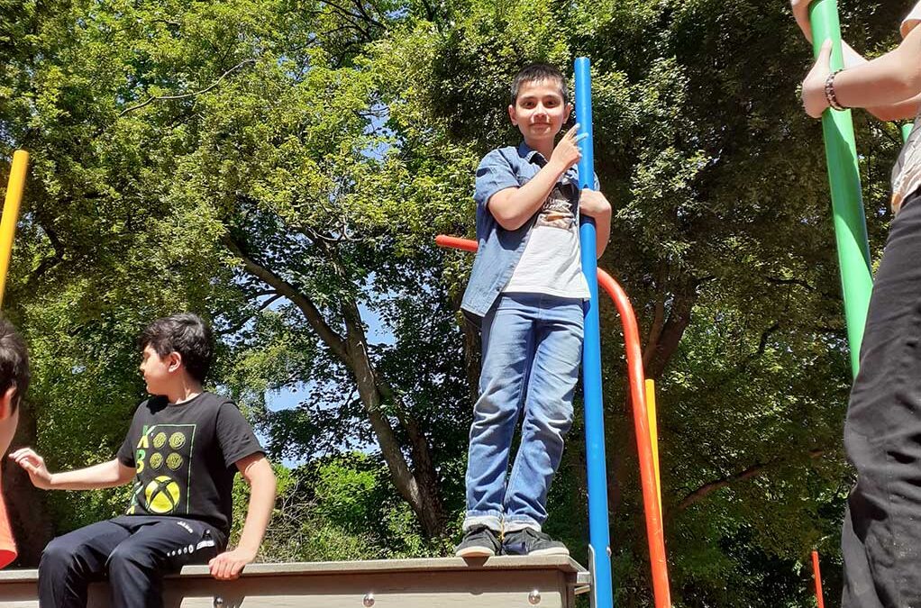 Besuch des Skateparks in Linden-Süd